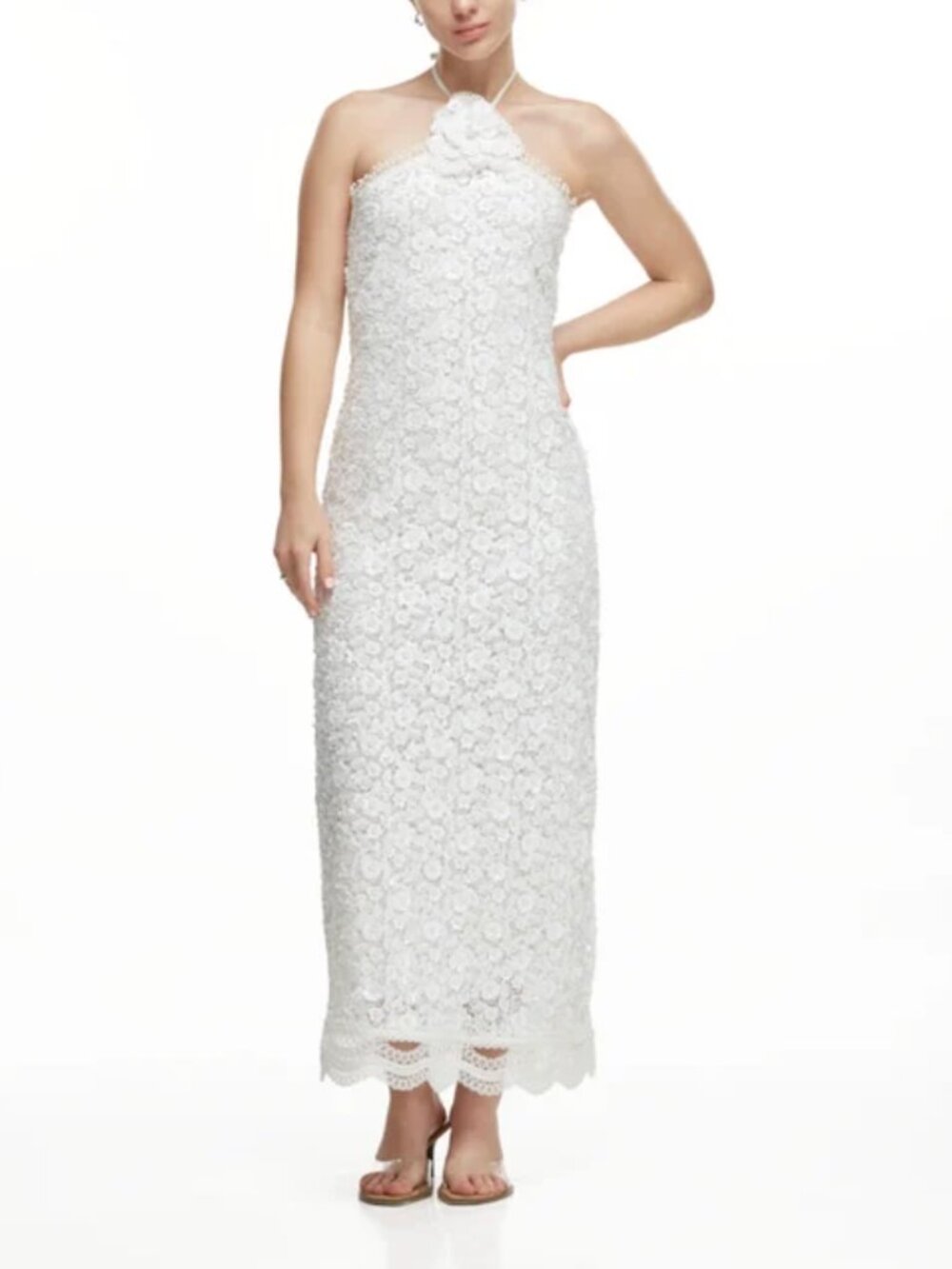 BESO DE LUNA MAXI DRESS WHITE